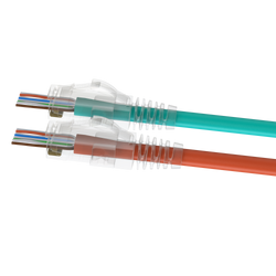 Connettori RJ45 Cat6 LINKUP Snagless, UTP, 50μm Placcati Oro, Per Cavi Ethernet 24-26 AWG, PoE+, 3 Pin, Lotto Da 100 Pezzi