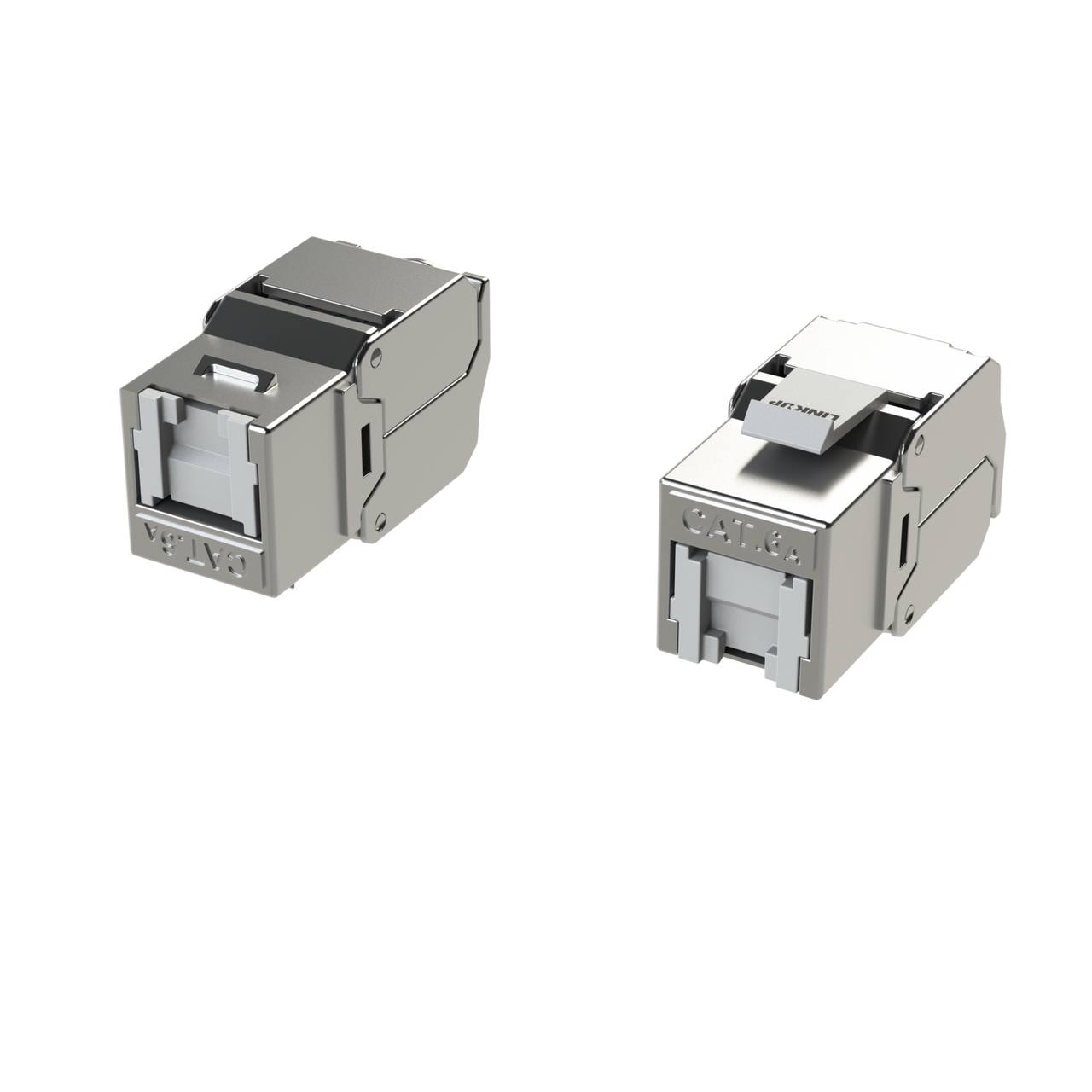 CAT.8 Ethernet Connectors RJ45 Toolless Shielded Keystone Jack, 2