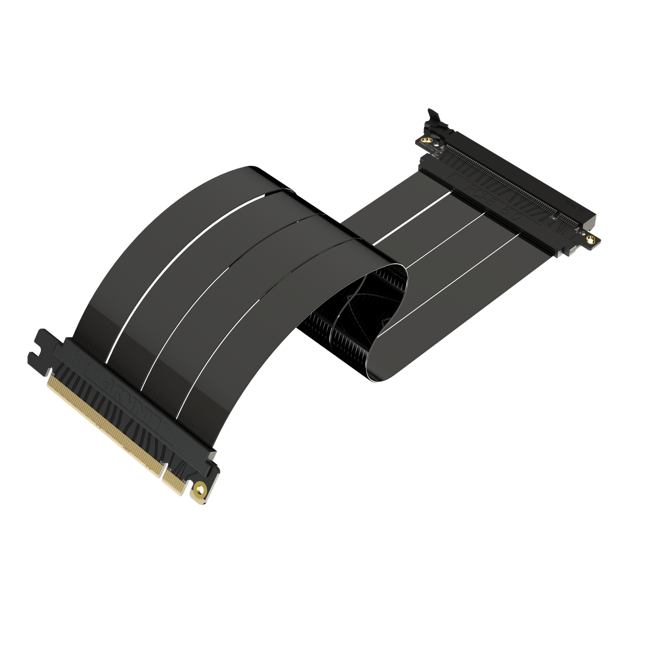 LinkUp PCIe 5.0 X16 Straight Riser Cable - Thumbnail 2