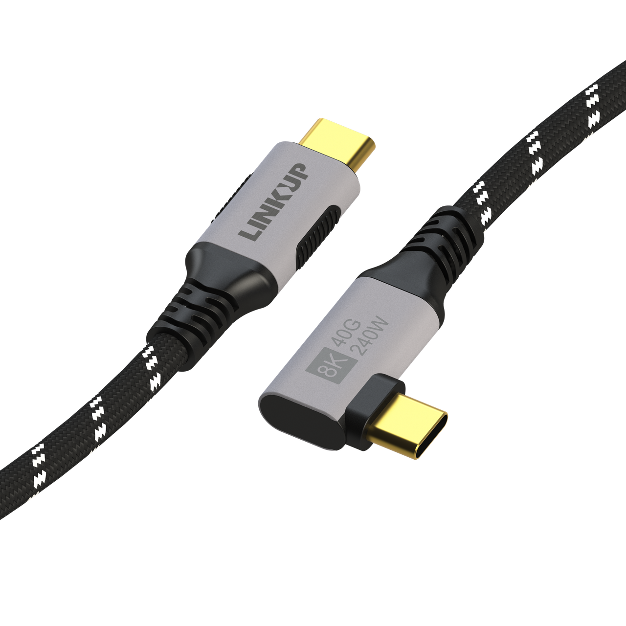 240W USB-C Kabel Kurz 13 Cm - 40Gbps USB4.0, PD Schnellladung & 8K@60Hz - Für Samsung S25/S24, IPhone 15/16 Uvm.