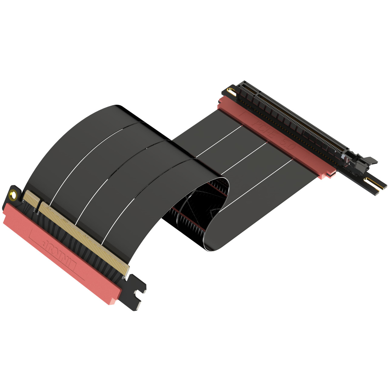 LINKUP AVA5 PCI-E 5.0 リバース&左角度24cm LINKUP - AVA5 PCIE 5.0 Riser Cable | RTX5090 RX9070 GPU Ready