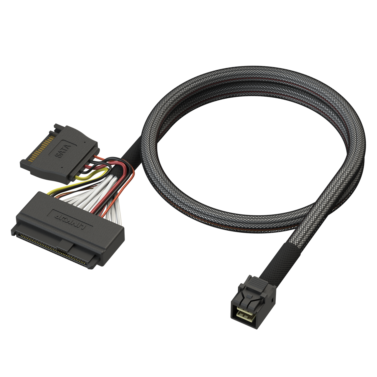 SFF-8643 to U.2 SFF-8639 Cable for 2.5 NVMe SSD Calvas HD Mini-SAS 