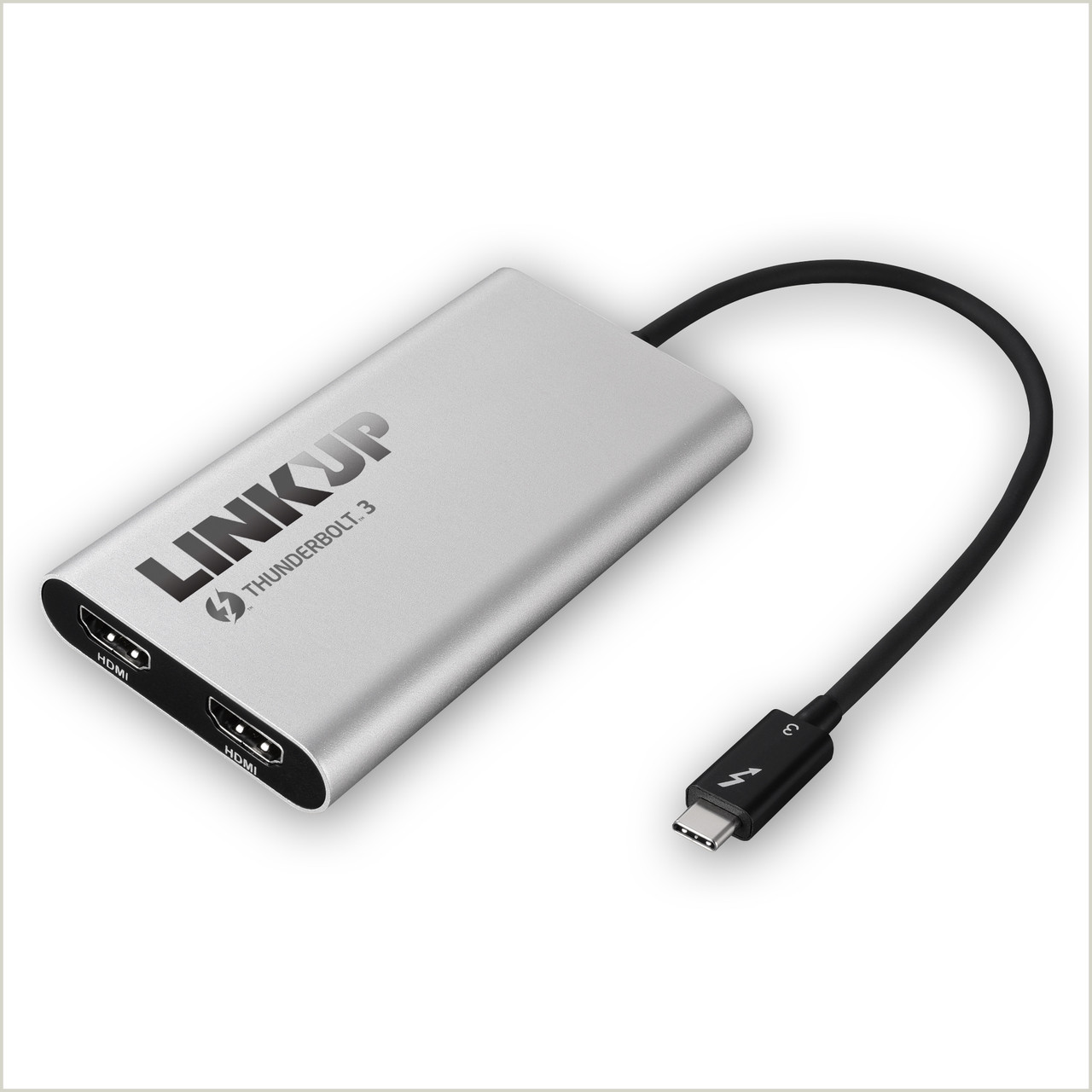 Certified Linkup 19 Thunderbolt 3 To Dual Hdmi 2 0 Ultra 4k 60hz Adapter For Mac Windows