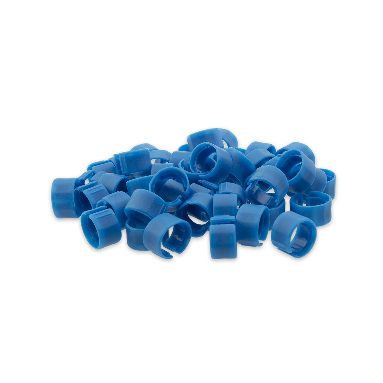 Cable Color Rings Cat 7 26AWG Cable Identifier Coloured Rings - Blue (50 Pack)