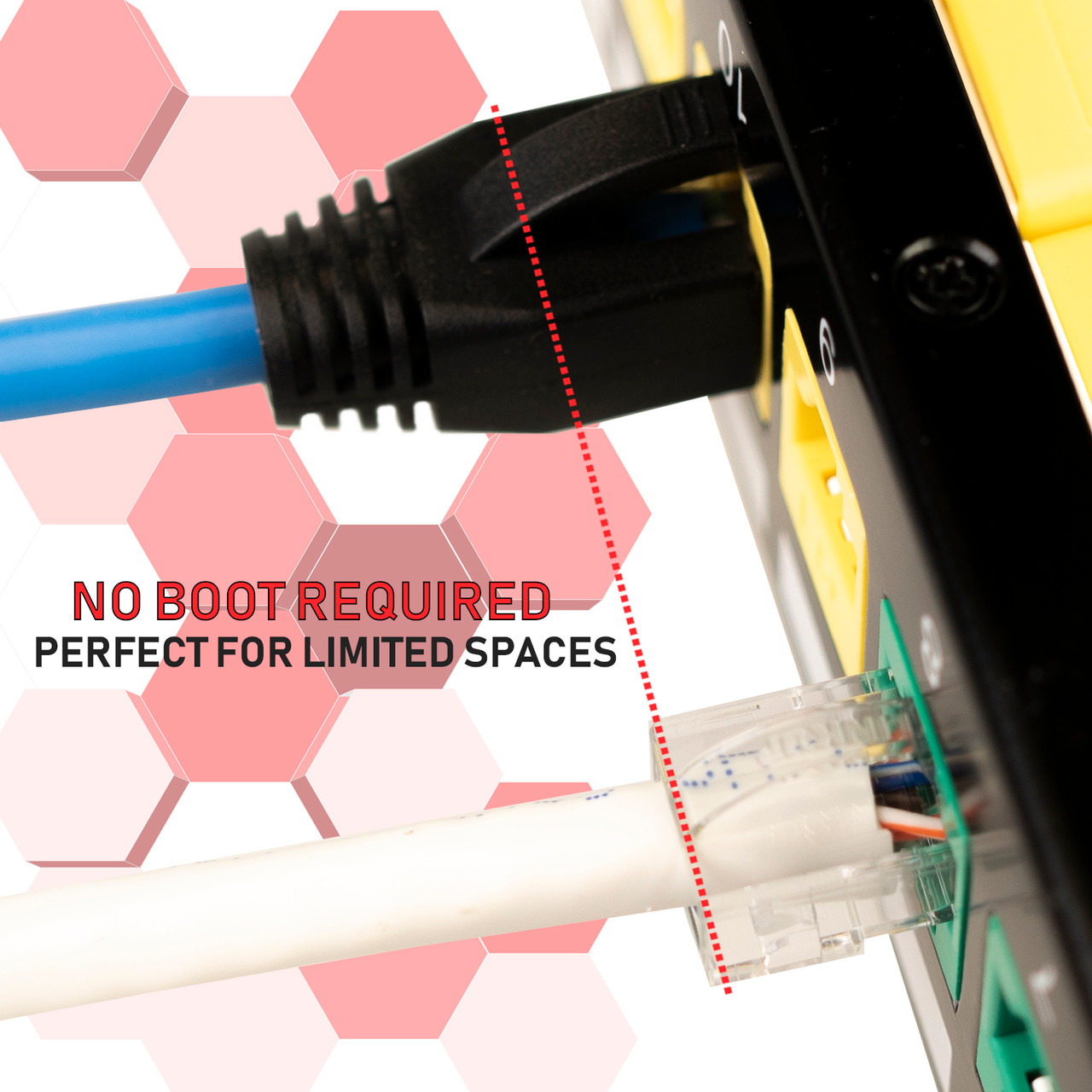 LINKUP] Snagless RJ45 Cat6 UTP Connectors EZ Pass Through Ends, Ethernet Cat  6 8P8C Solid Plug, UTP Gigabit Round Cable Connector, Platinum 50 Mi Gold  Plated High Performance