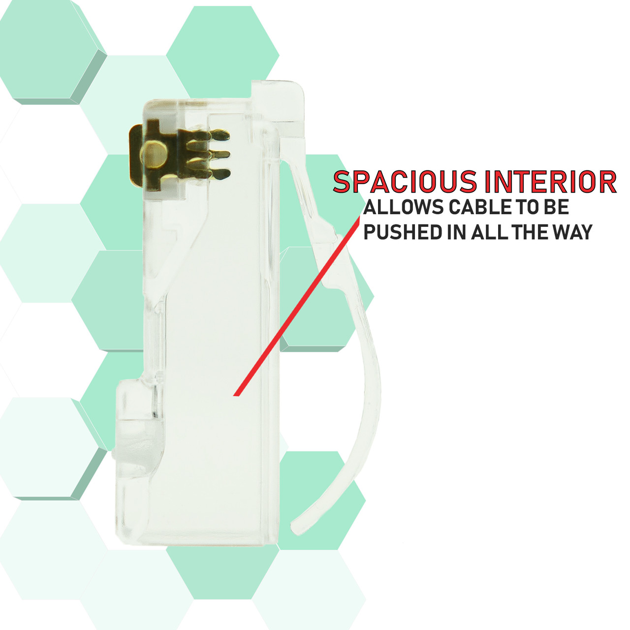 Cat6 Snagless RJ45 STP Connectors | 8P8C | 100 Pack