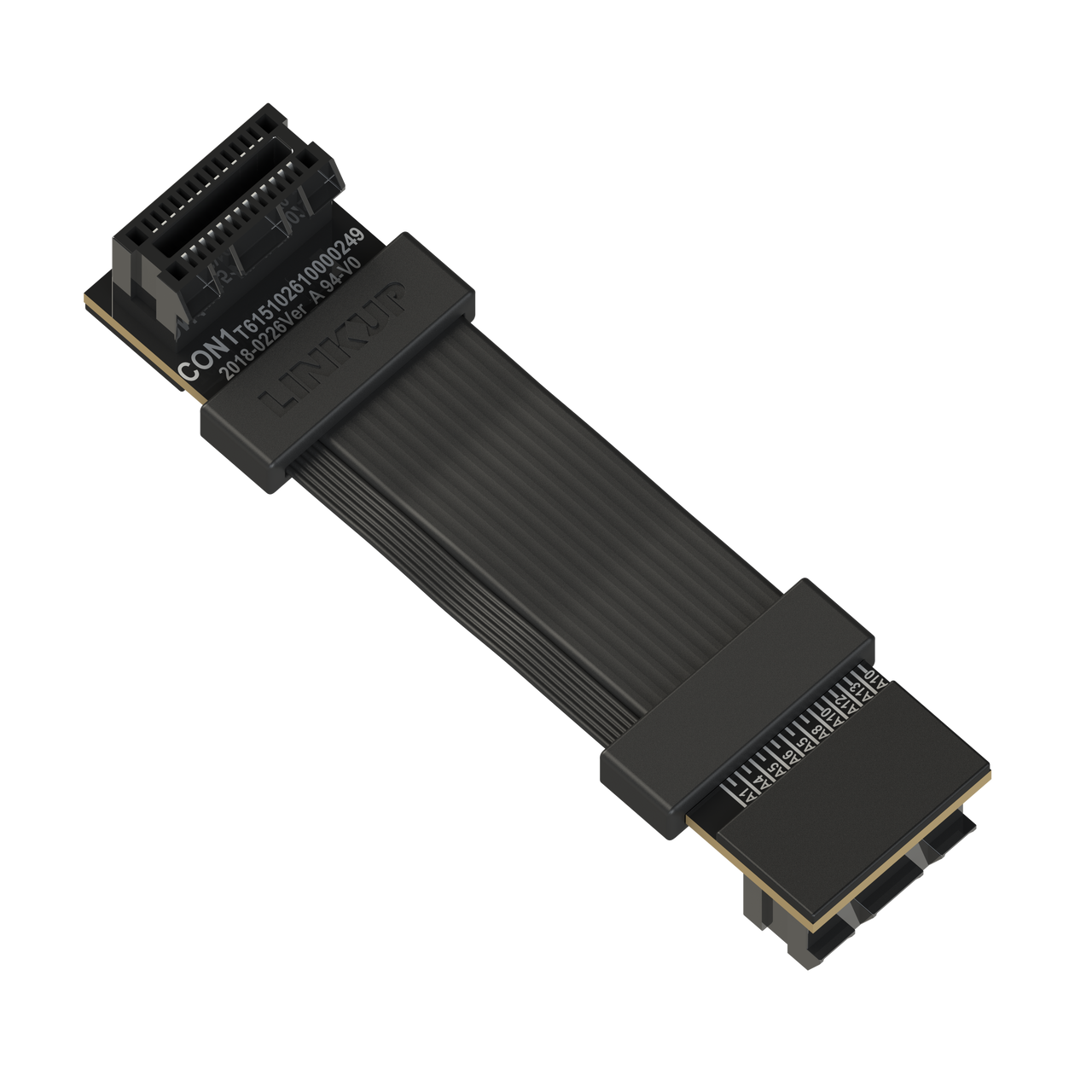 LINKUP Z-Shaped Flexible SLI Bridge GPU Cable Extreme High-Speed Twin ...