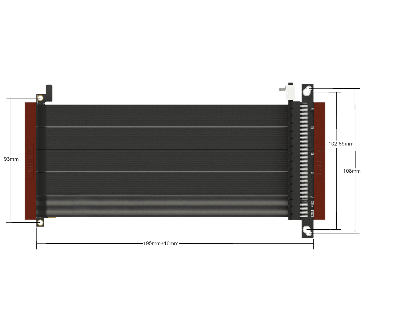 LINKUP ウルトラ PCIe 4.0 X16ライザーケーブルRTX4090 RX6950XT x570 B550 Z690テスト済み 超 LINKUP ウルトラ PCIe 4.0 X16ライザーケーブル ヤマダモール | LINKUP
