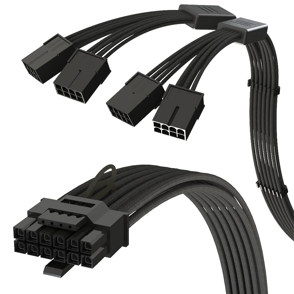 LINKUP AVA PCIE x 8Pin to 12VHPWR (16Pin 12+4) 16AWG