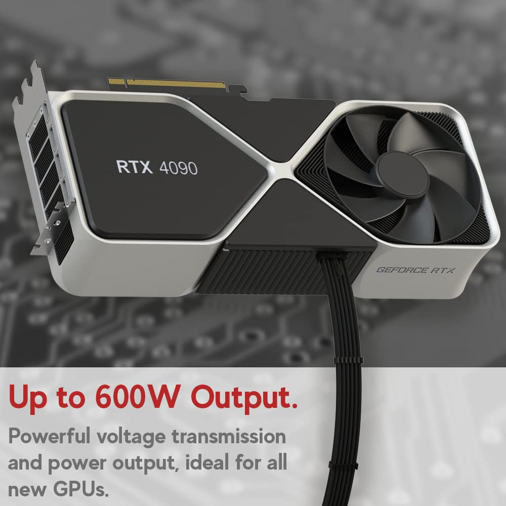 LINKUP AVA PCIE x 8Pin to 12VHPWR (16Pin 12+4) 16AWG