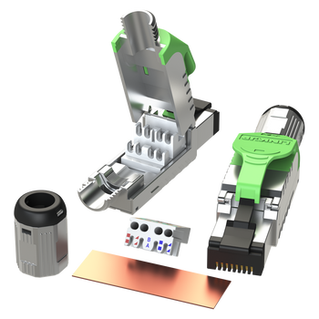 CON300-BLOCK - Adaptateur de RJ45 au terminal, Connecteur RJ45 mâle,…