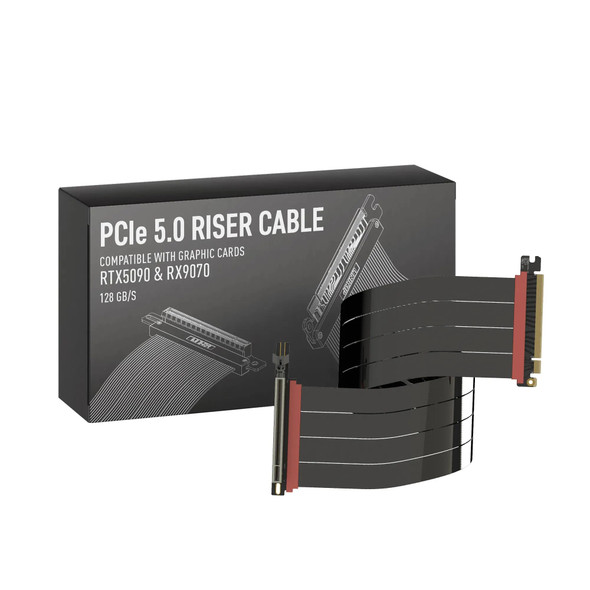 PCI-e 5.0 Riser Cable (Ready for RTX5090) - Right Angle (SR) 180