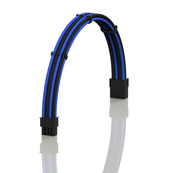 PSU Cable Extension Single Pack | 1x 8 P (6+2) GPU | 30CM  - Blueblack