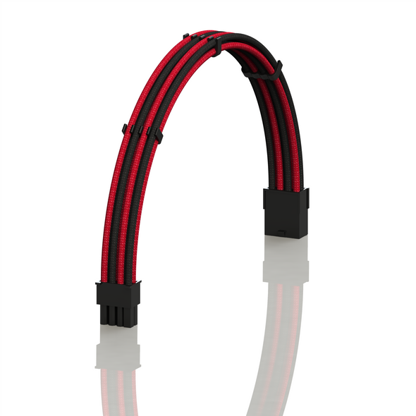 PSU Cable Extension Single Pack | 1x 8 P (6+2) GPU | 50CM  - RedBlack