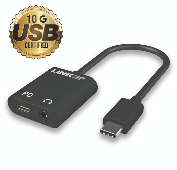 USB C to 3.5mm Audio Adapter | w Charing (PD 2.0)
