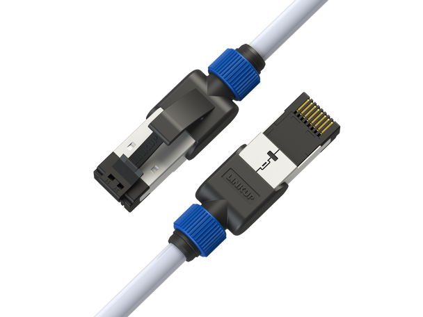 Cat7 Ethernet Patch Cable/s  -  10 FT (2 Pack) 10G Double Shielded S/FTP