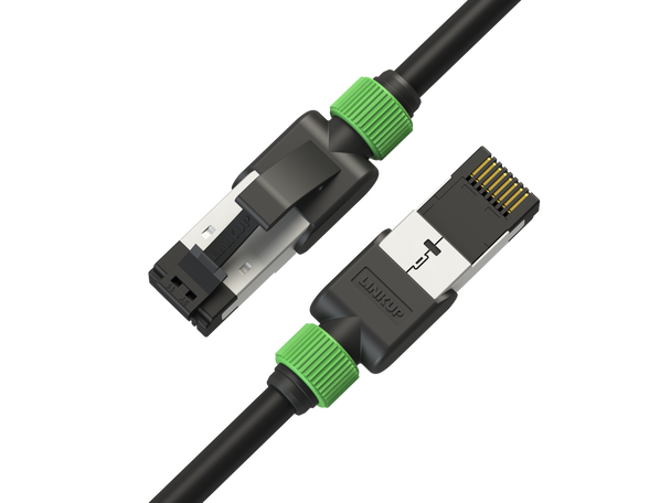 Cat7 Ethernet Patch Cable/s-7 FT (2 Pack) 10G Double Shielded S/FTP