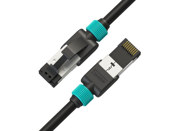 Cat7 Ethernet Patch Cable/s  - 15 FT (2 Pack) 10G Double Shielded S/FTP