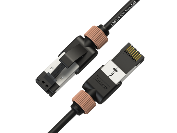 Cat7 Ethernet Patch Cable/s  - 2 FT (3 Pack) 10G Double Shielded S/FTP