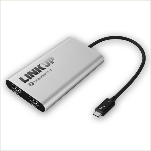 Thunderbolt 3 to Dual HDMI 2.0 - 4K 60Hz Adapter