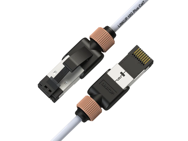 Cat7 Ethernet Patch Cable/s  -  2 FT (1 Pack) 10G Double Shielded S/FTP