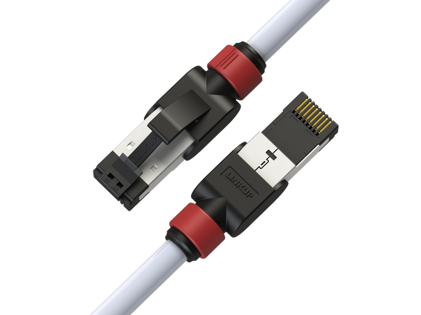 Cat7 Ethernet Patch Cable/s -  1 FT (12 Pack) 10G Double Shielded S/FTP