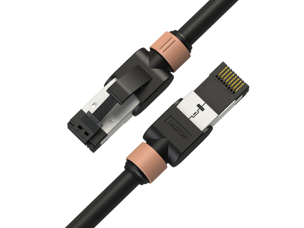 Cat7 Ethernet Patch Cable/s-  2 FT (3 Pack) 10G Double Shielded S/FTP