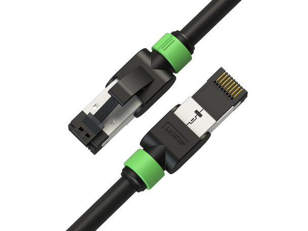 Cat7 Ethernet Patch Cable/s - 7 FT (3 Pack) 10G Double Shielded S/FTP
