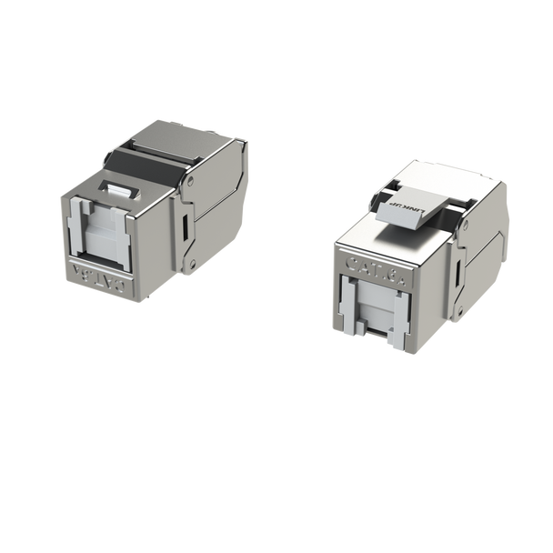 Cat6A RJ45 Keystone Connectors (2 Pack) For Cat6A Cables up to 22AWG S/FTP