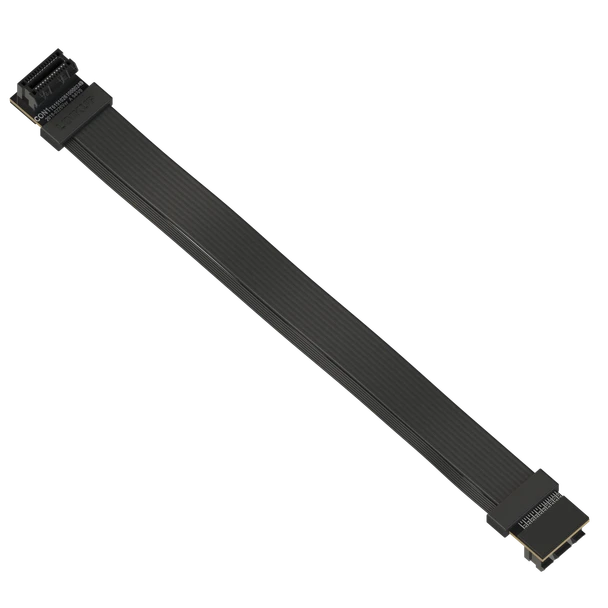 Reversed Z-Shaped SLI Bridge Premium Twin-Ax Shielded [20 cm]