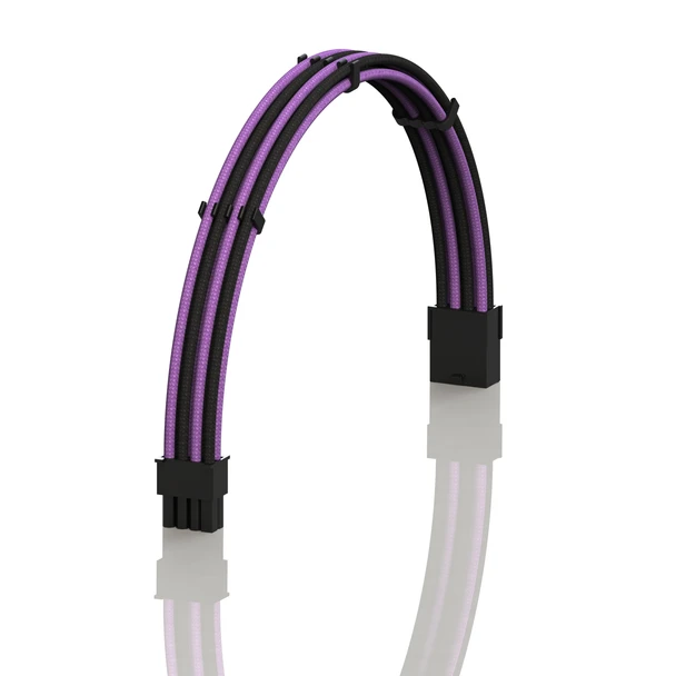 PSU Cable Extension Single Pack | 1x 8 P (6+2) GPU | 50CM  - PurpleBlack