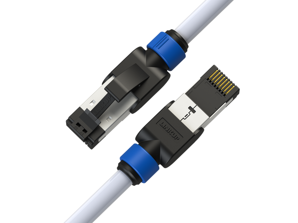 Cat7 Ethernet Patch Cable/s -  10 FT (1 Pack) 10G Double Shielded S/FTP