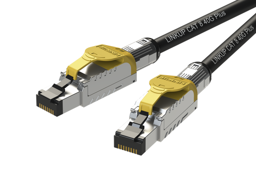 LINKUP 12-個入り - Cat8 RJ45 40G シールド ダイカスト メタルフィールド ターミネーション プラグ | HDBas : [LINKUP] 12-個入り - Cat8 RJ45 40G シールド