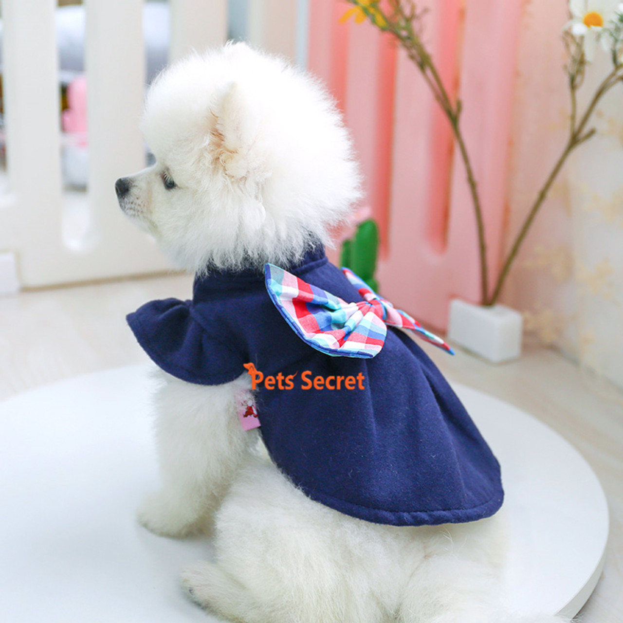 Teddy Bichon Pomeranian Pet Cat Cute Bow Skirt Small Dog Puppies