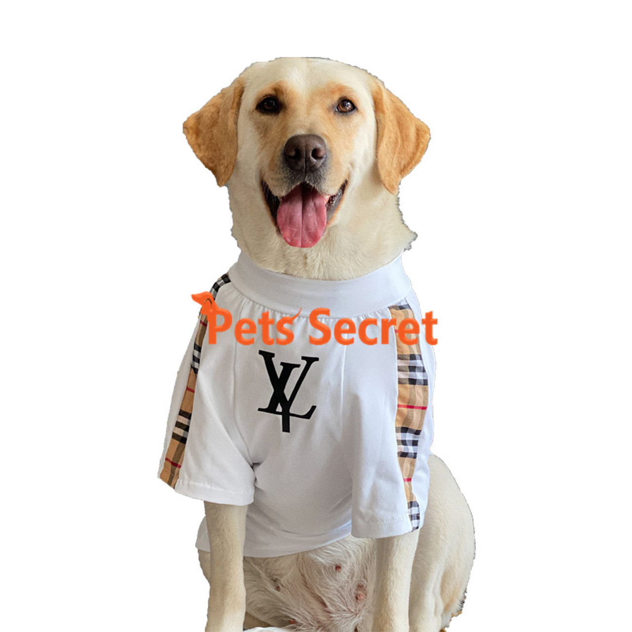 Dog Clothes For Large Dogs Pure Cotton T-Shirt Labrador Golden Retriever  Satsuma Anti-Shedding