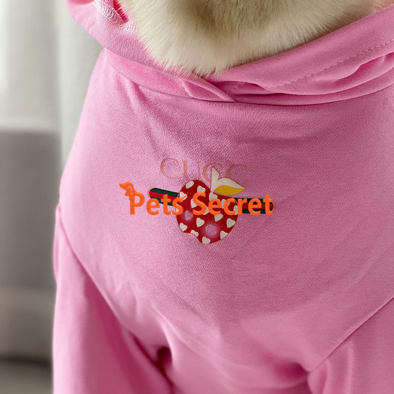 Large Dog Fashion Brand Labrador Golden Retriever Clothes Spring And Autumn  Thin Anti-Hair Gucci Dog