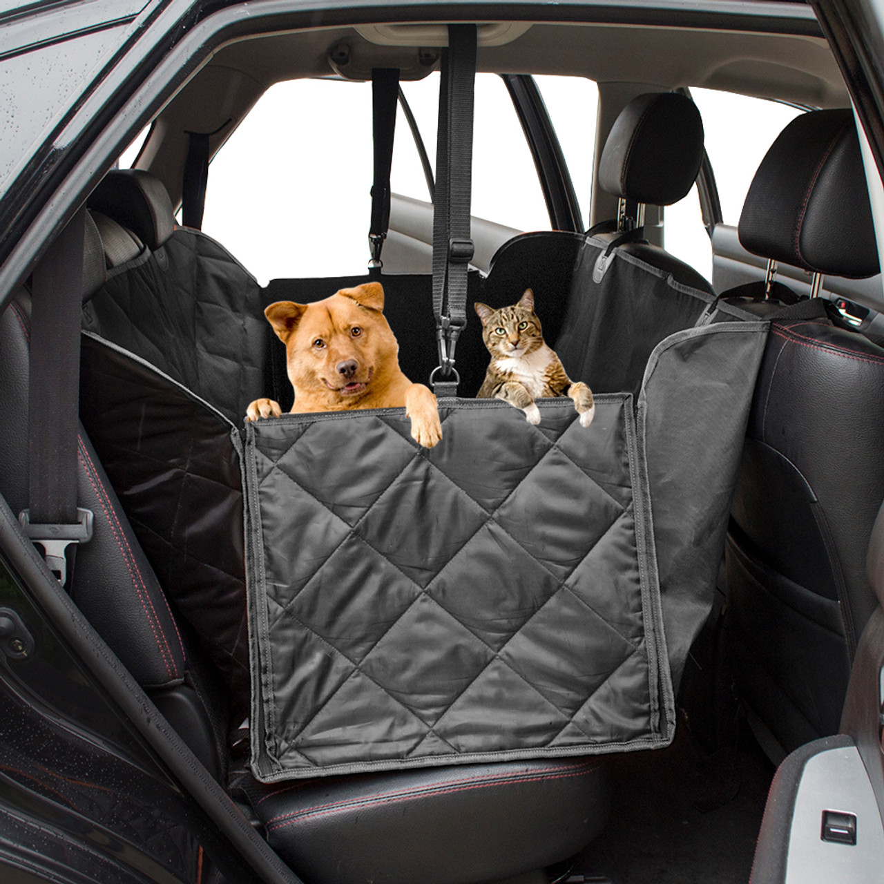 Waterproof Quilted Non Slip Pet Dog Car Seat Cover Hammock Mat Blanket Back Seat Protector