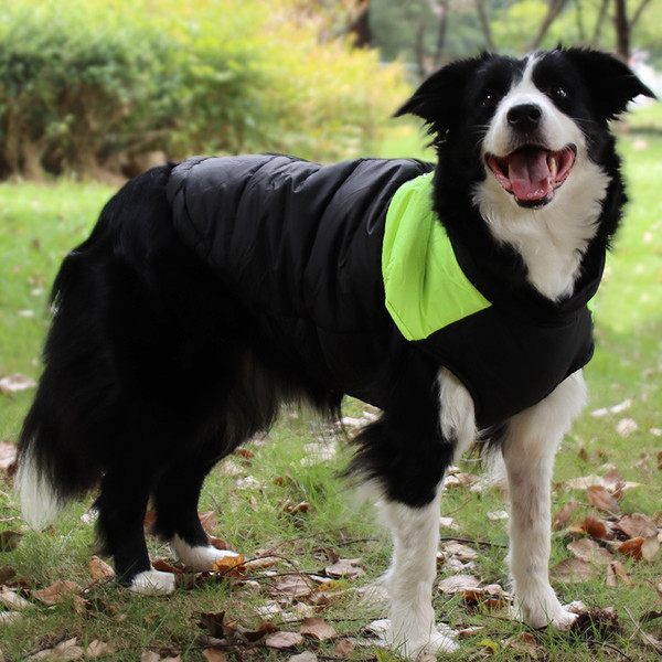 Warm Dog Vest Cold Weather Pet Winter Cotton Coat Waterproof Windproof Dog Jacket Apparel for Small Medium Large Dogs