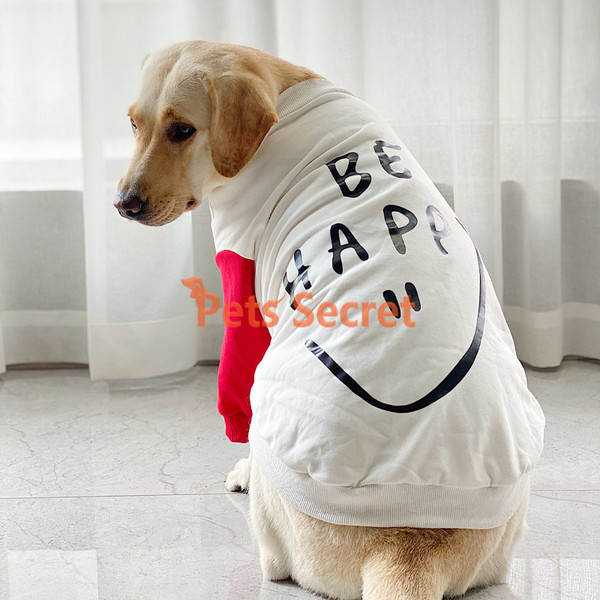 Large Dog Fashion Brand Labrador Golden Retriever Clothes Spring