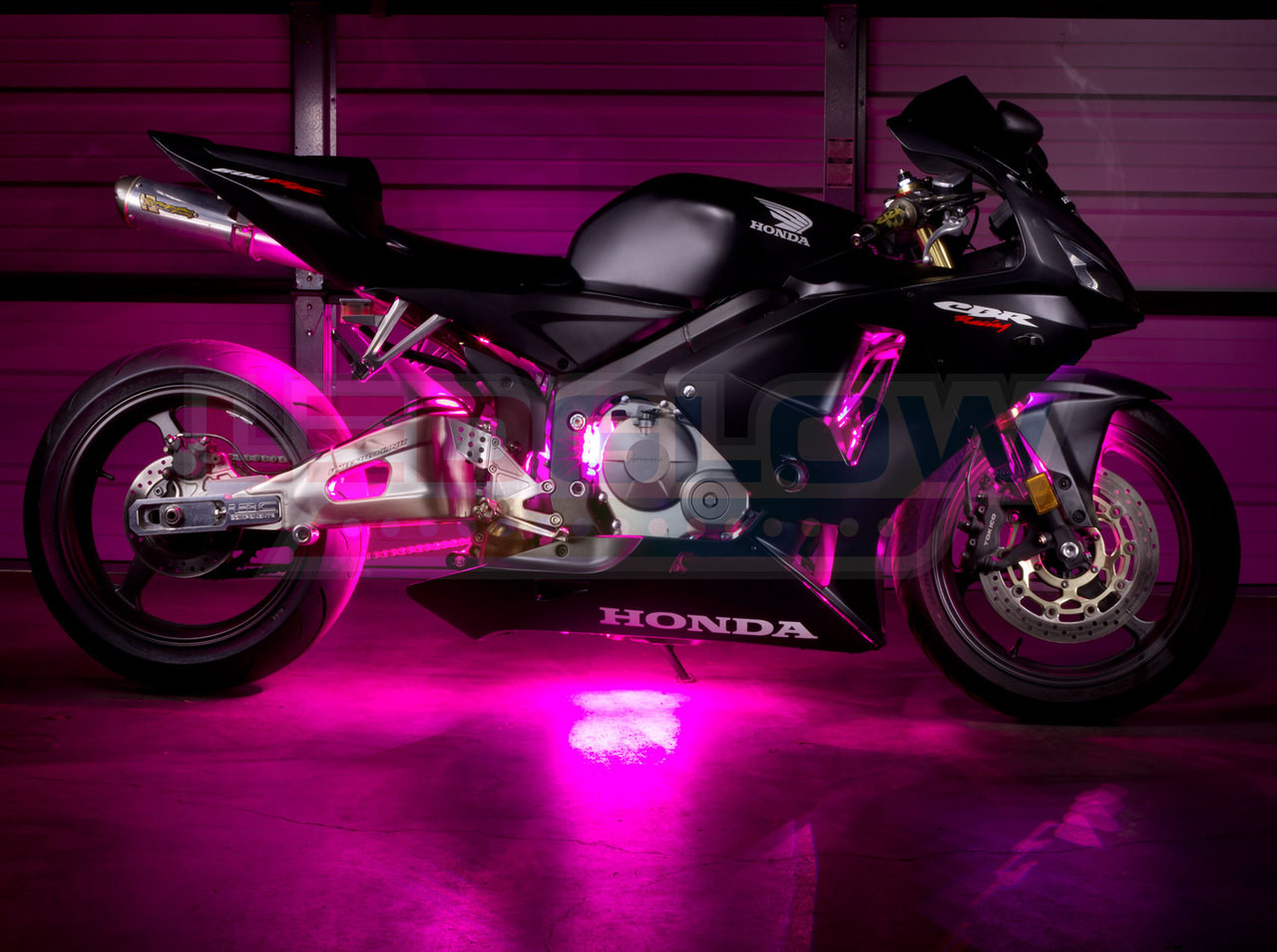 LEDGlow | Advanced Pink LED Mini Motorcycle Lighting Kit