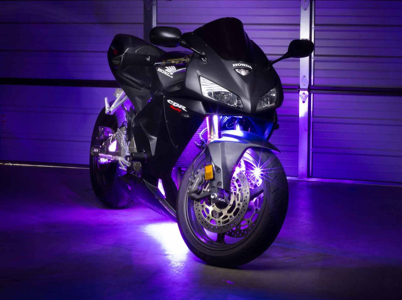 LEDGlow 6pc Advanced Purple SMD LED Motorcycle Light Kit