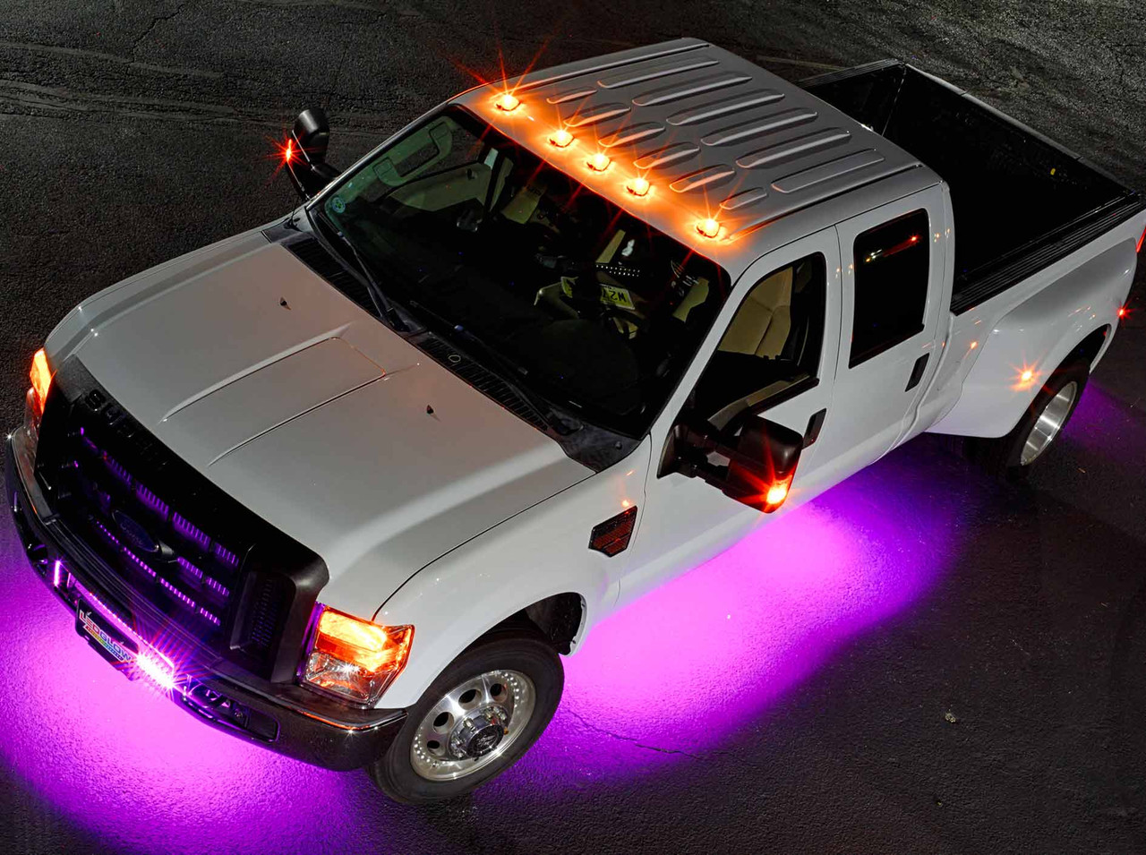 LEDGlow  Pink Wireless LED Truck Underbody Lighting Kit