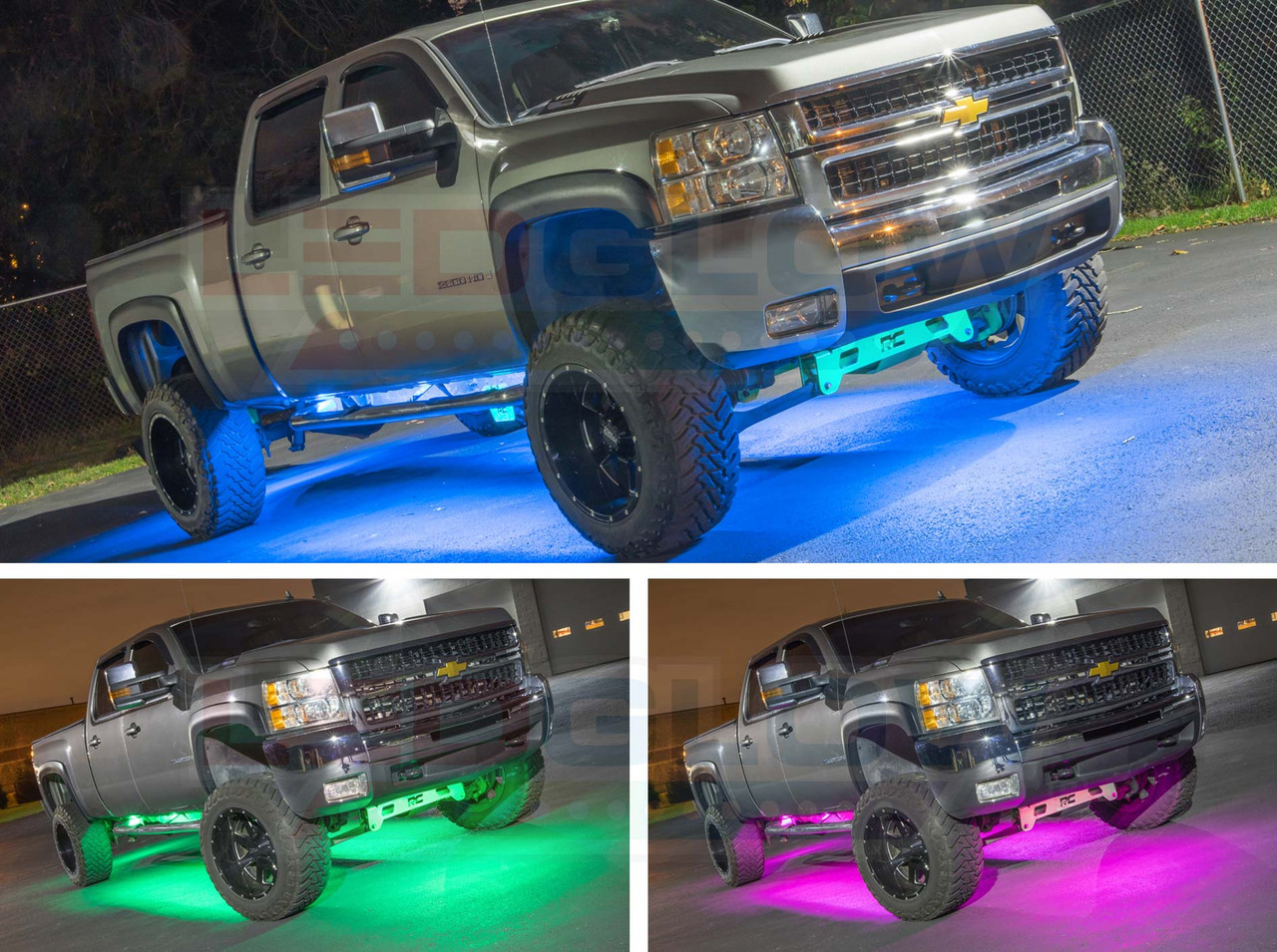 LEDGlow Million Color SMD LED Truck Underbody Lighting Kit with