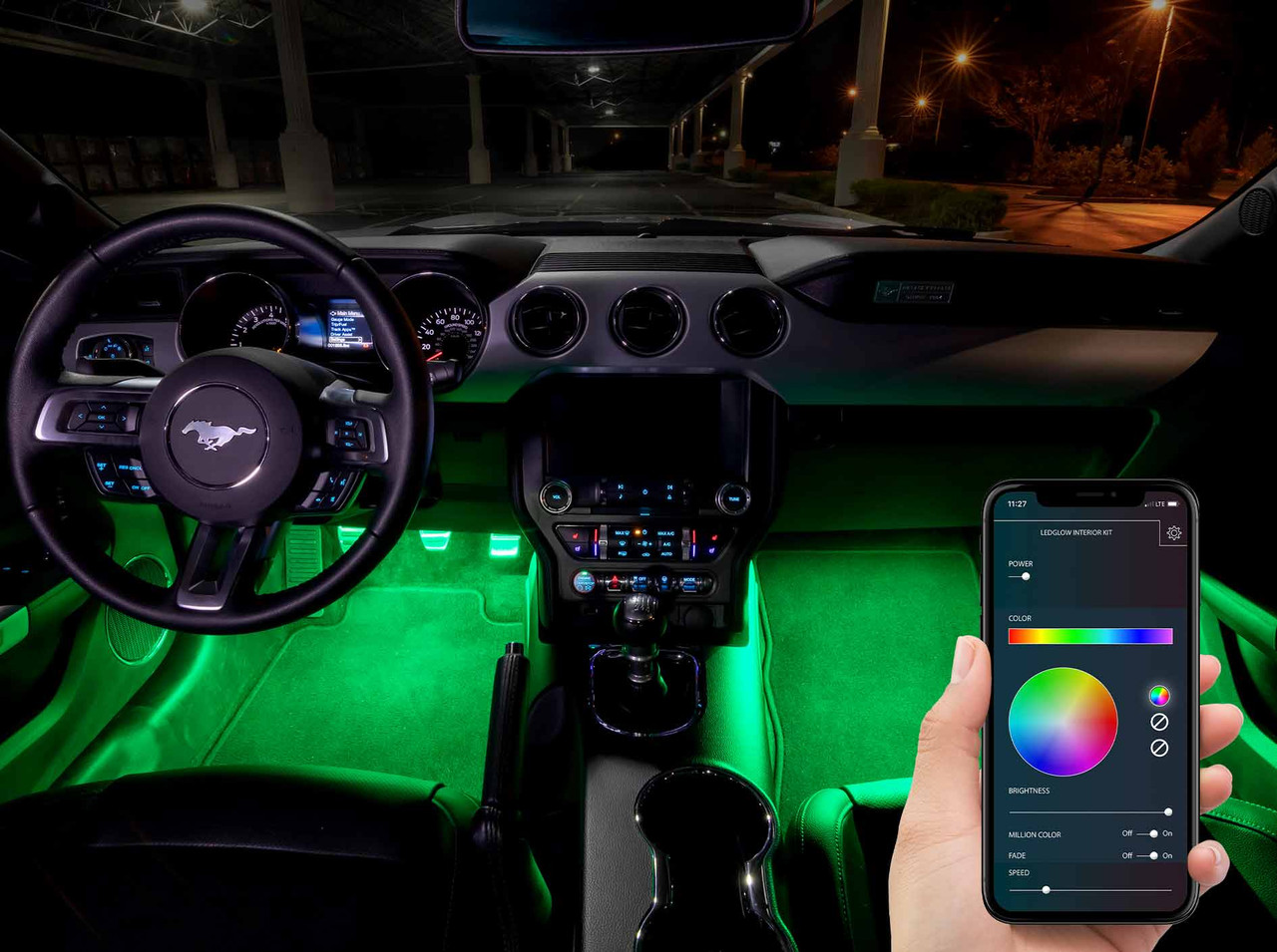Éclairage intérieur pour l'auto – Bluetooth