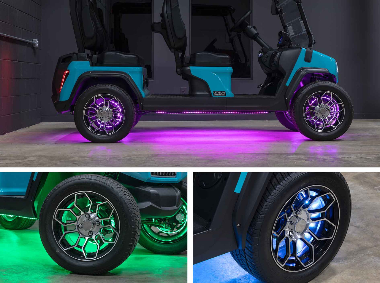 Golf Cart Wheel Ring Lights