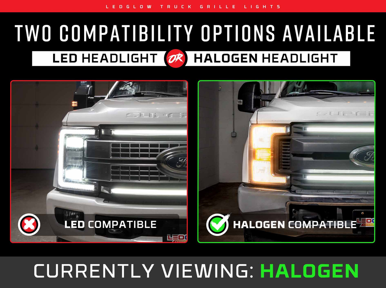 2017-2019 Ford Super Duty Grill Lights