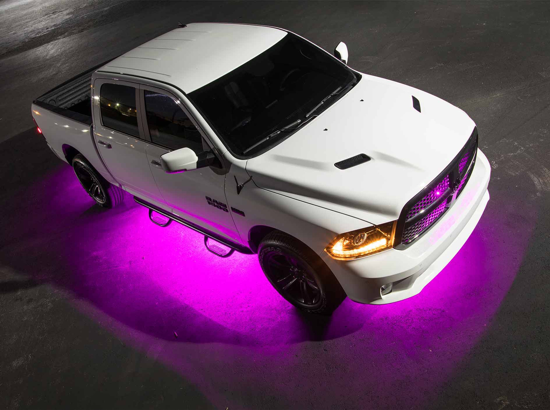 LEDGlow Pink Slimline LED Truck Underbody Lighting Kit