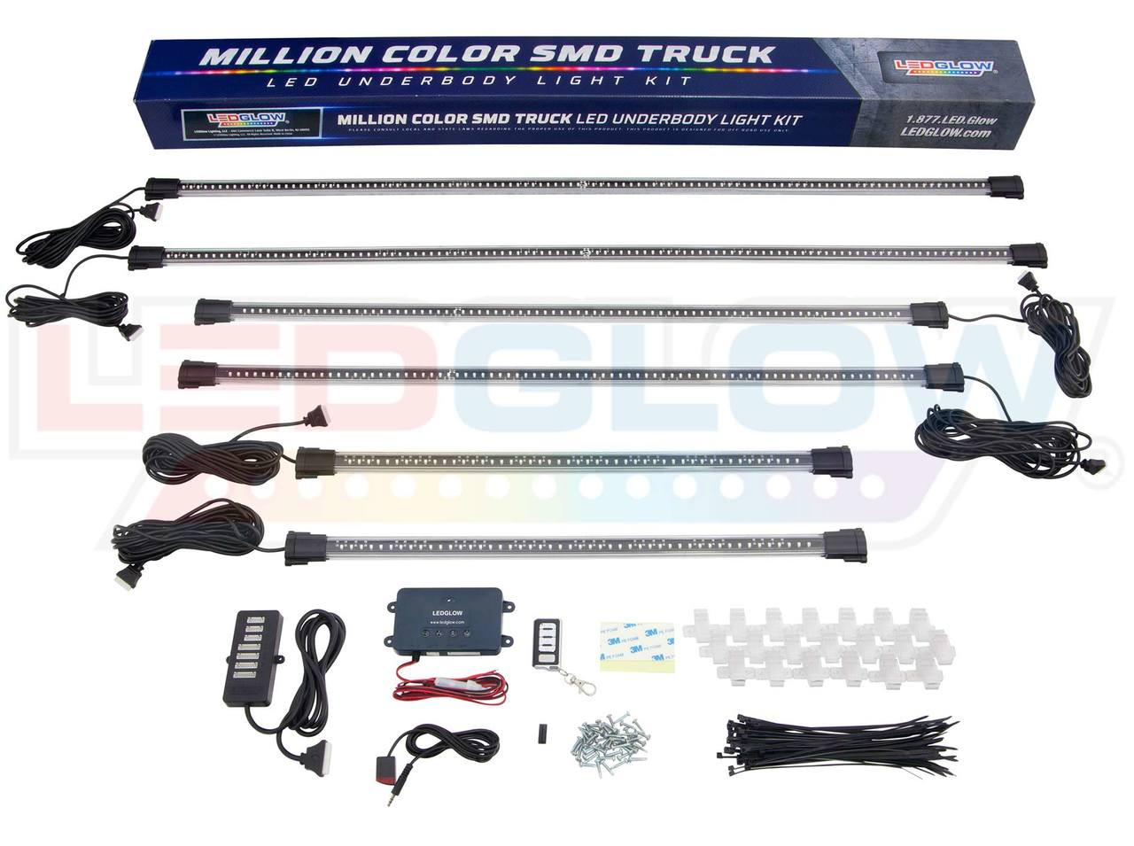 LEDGlow Million Color Wireless LED Truck Underbody Lighting Kit