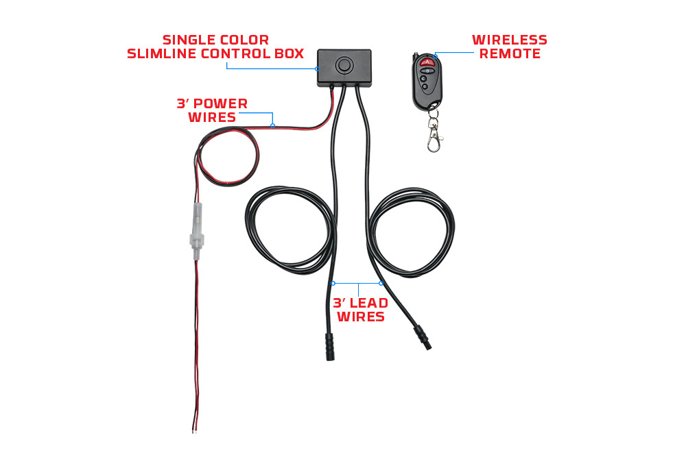 LEDGlow | Add-On Control Box for Single Color Slimline Underglow Kits