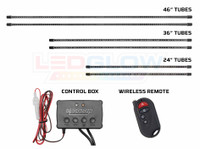 Million Color SMD LED Truck Underbody Tubes, Control Box & Wireless Remote
